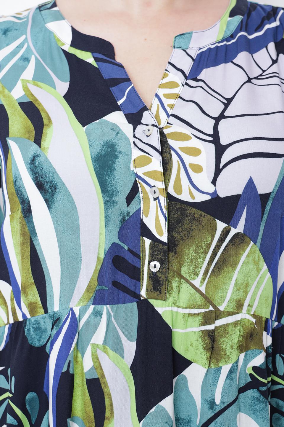 Платье Via Appia с тропическим принтом