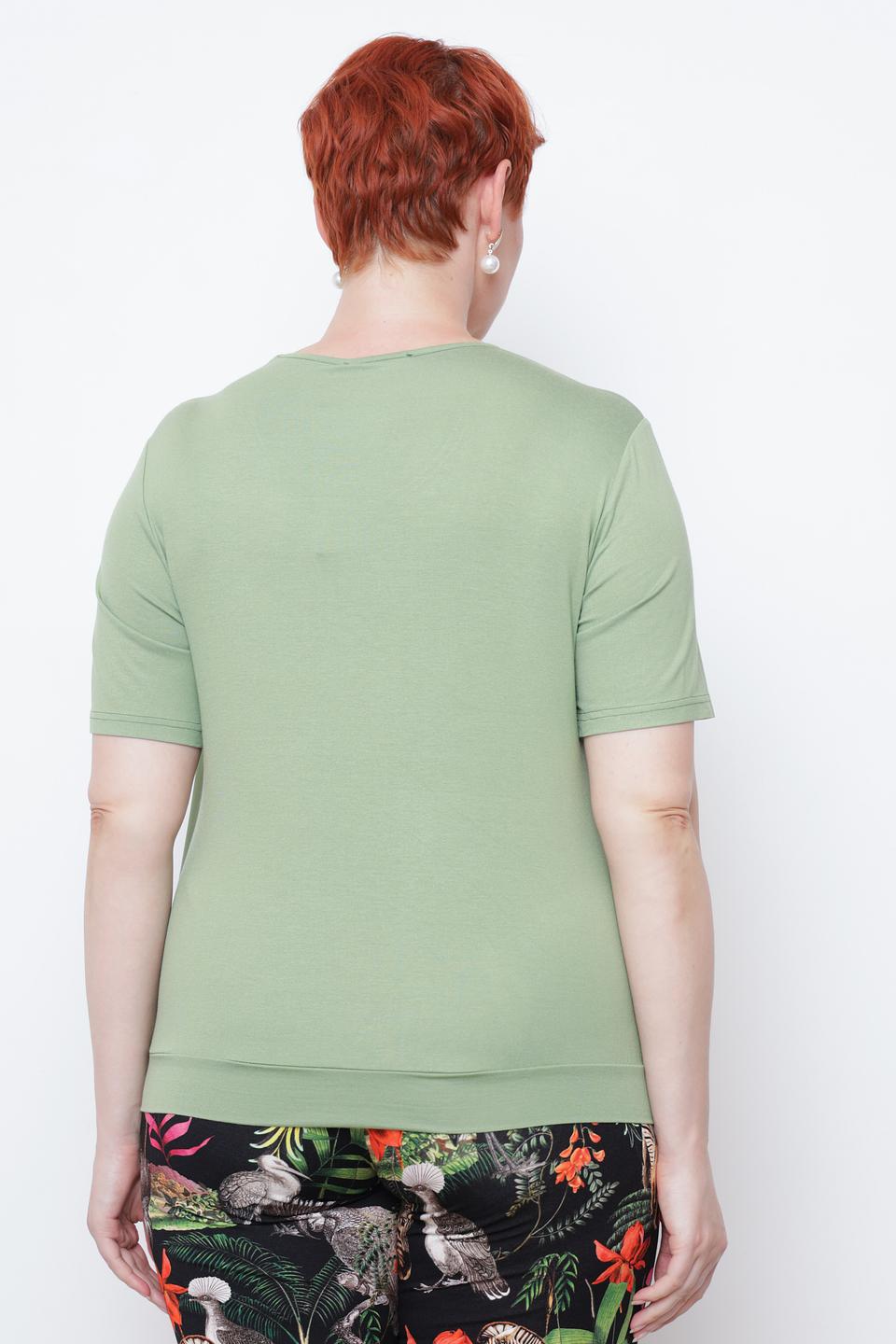 Блуза Frank Walder оливковая