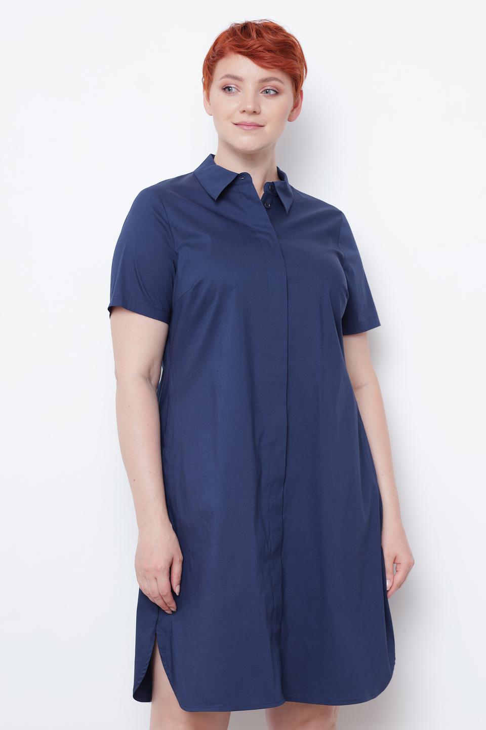 Платье рубашка Thomas Rabe синее