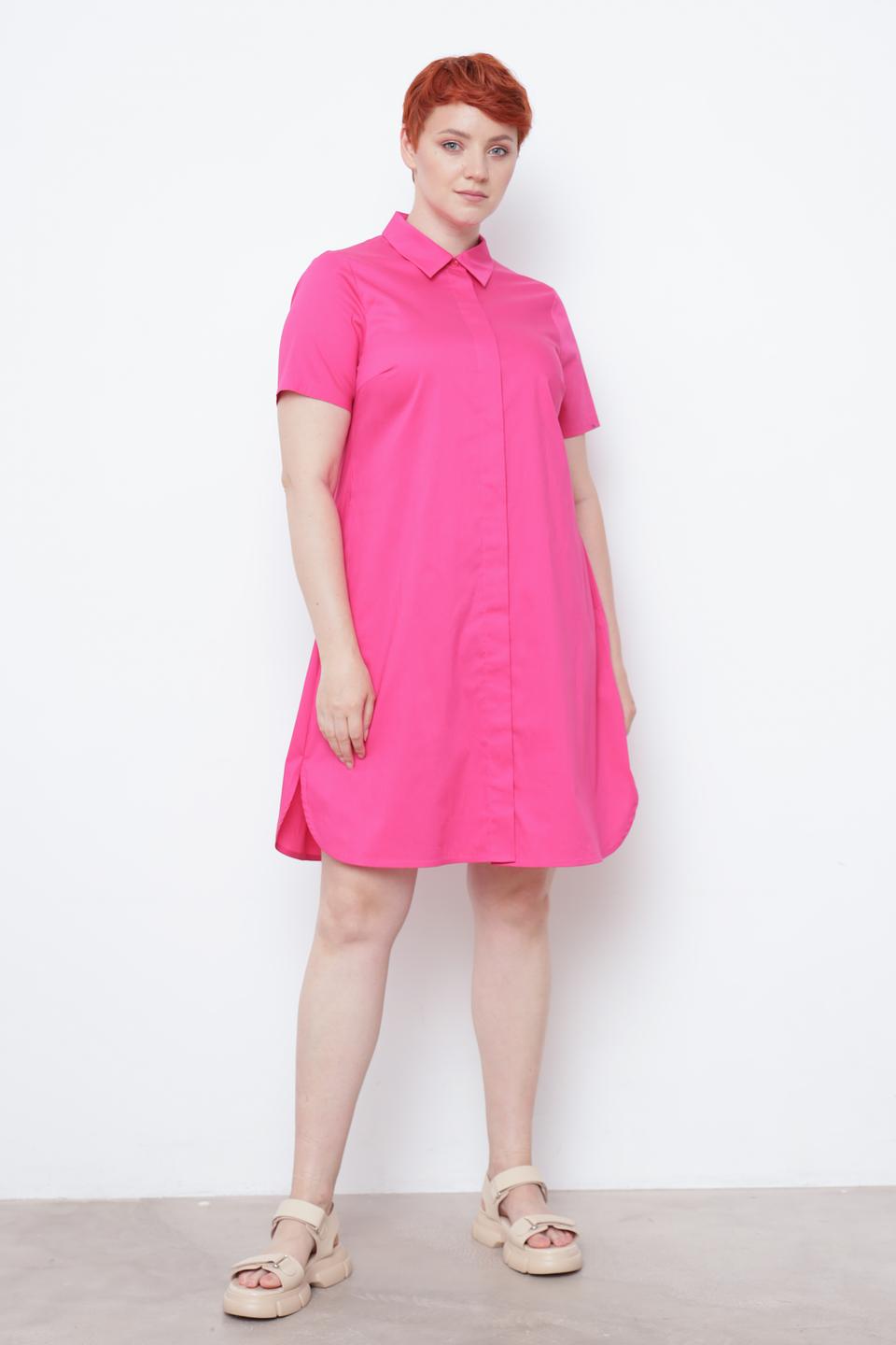 Платье рубашка Thomas Rabe фуксия