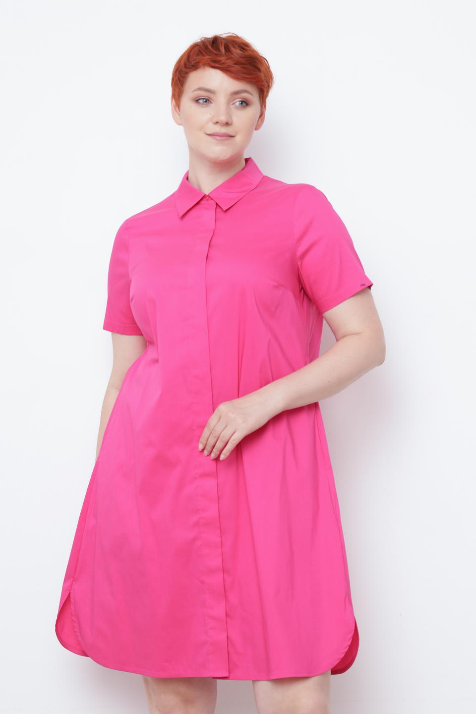 Платье рубашка Thomas Rabe фуксия