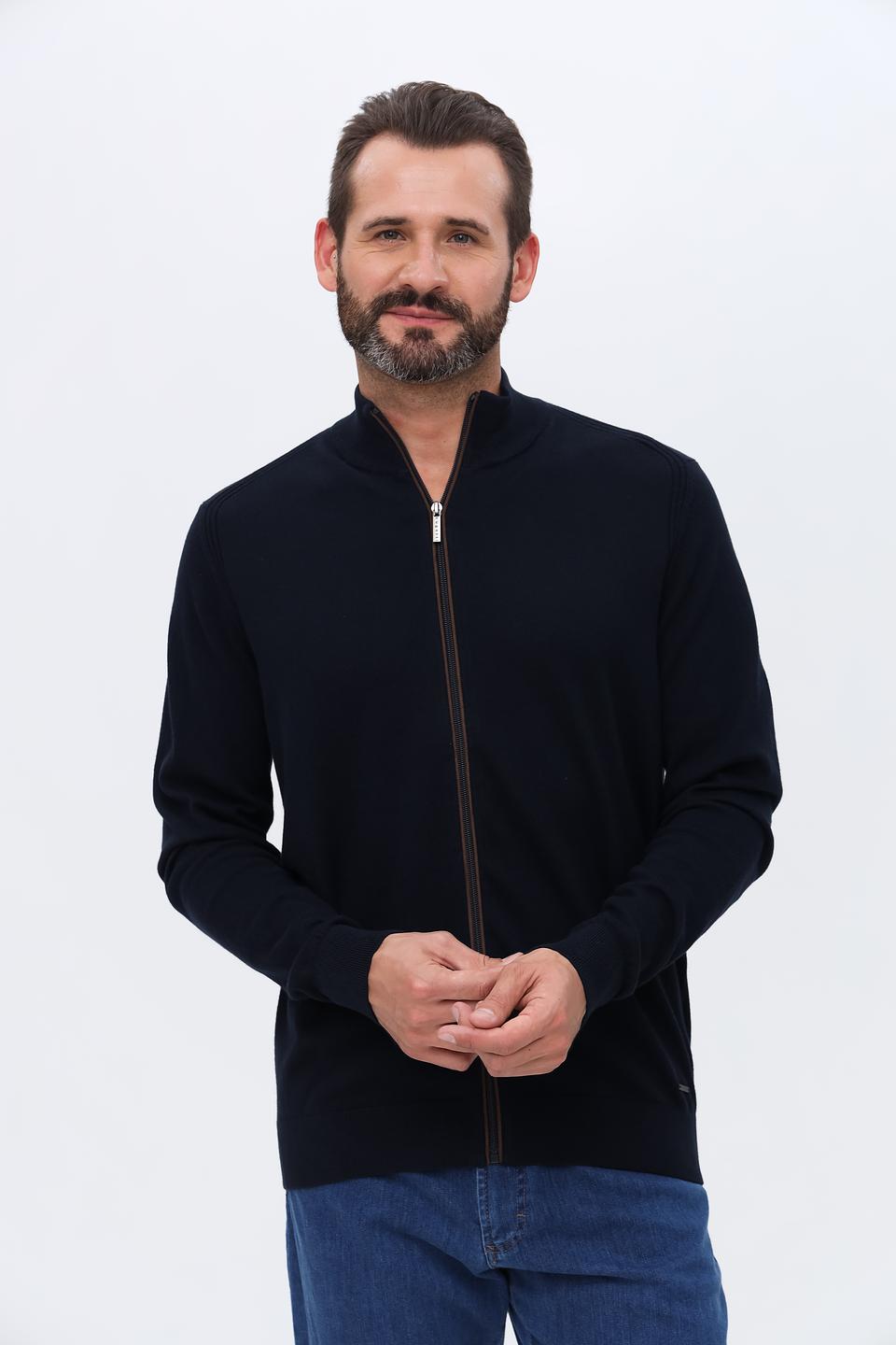 Кардиган Bugatti мужской тёмно-синий