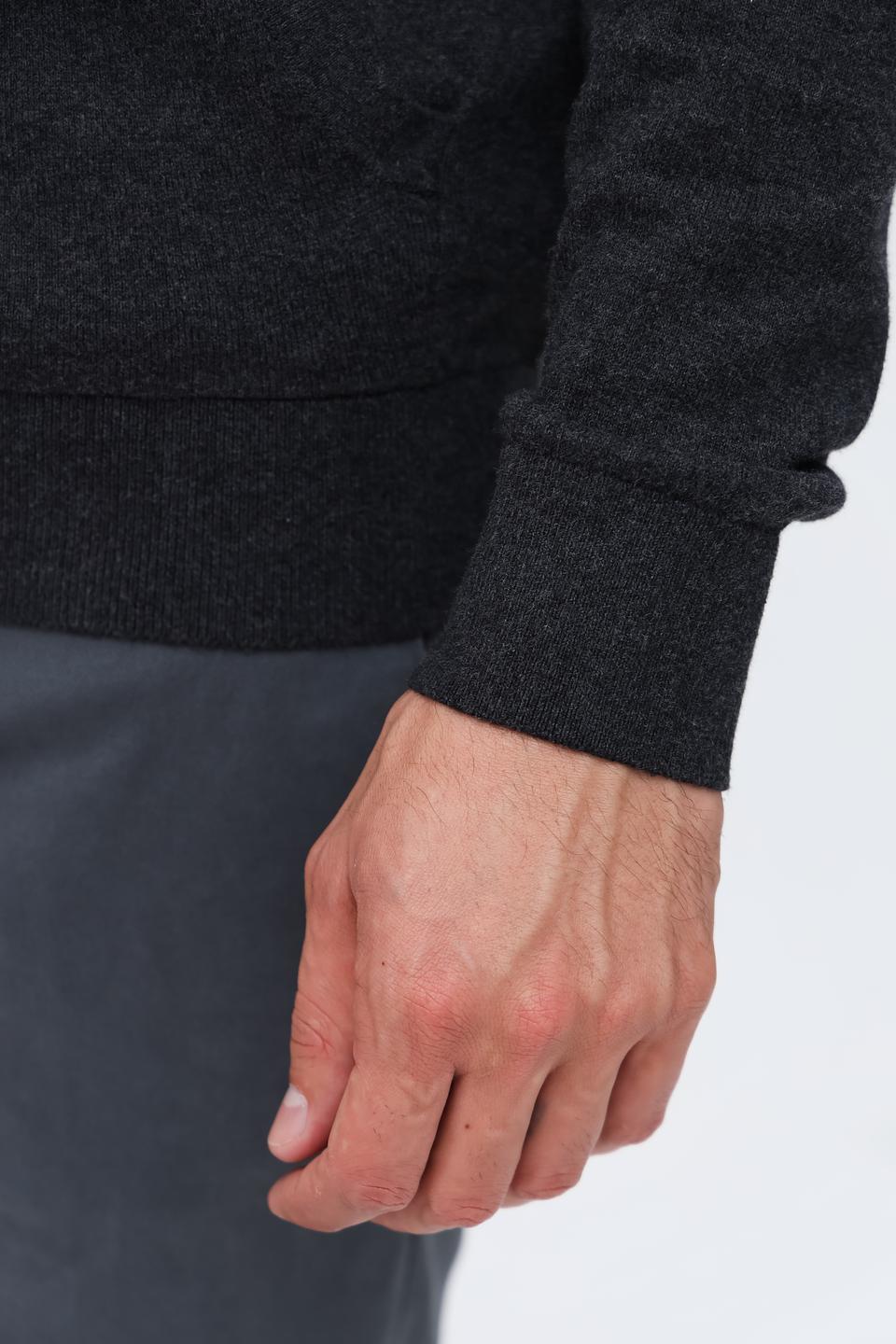 Кардиган Bugatti с капюшоном графитовый