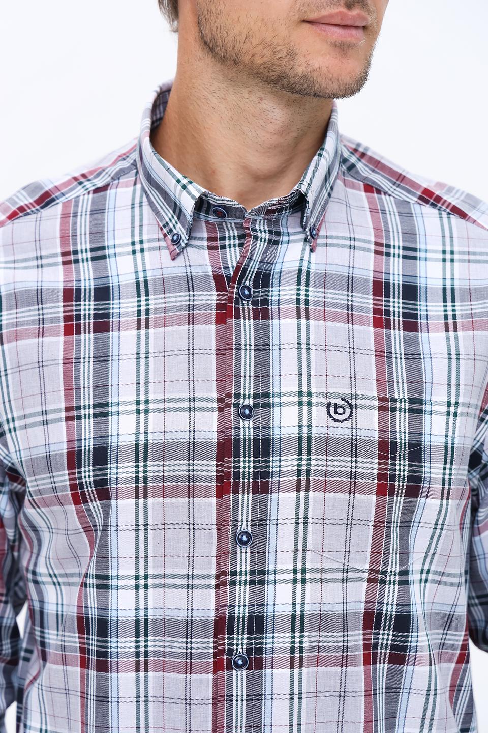 Рубашка дл Bugatti в клетку