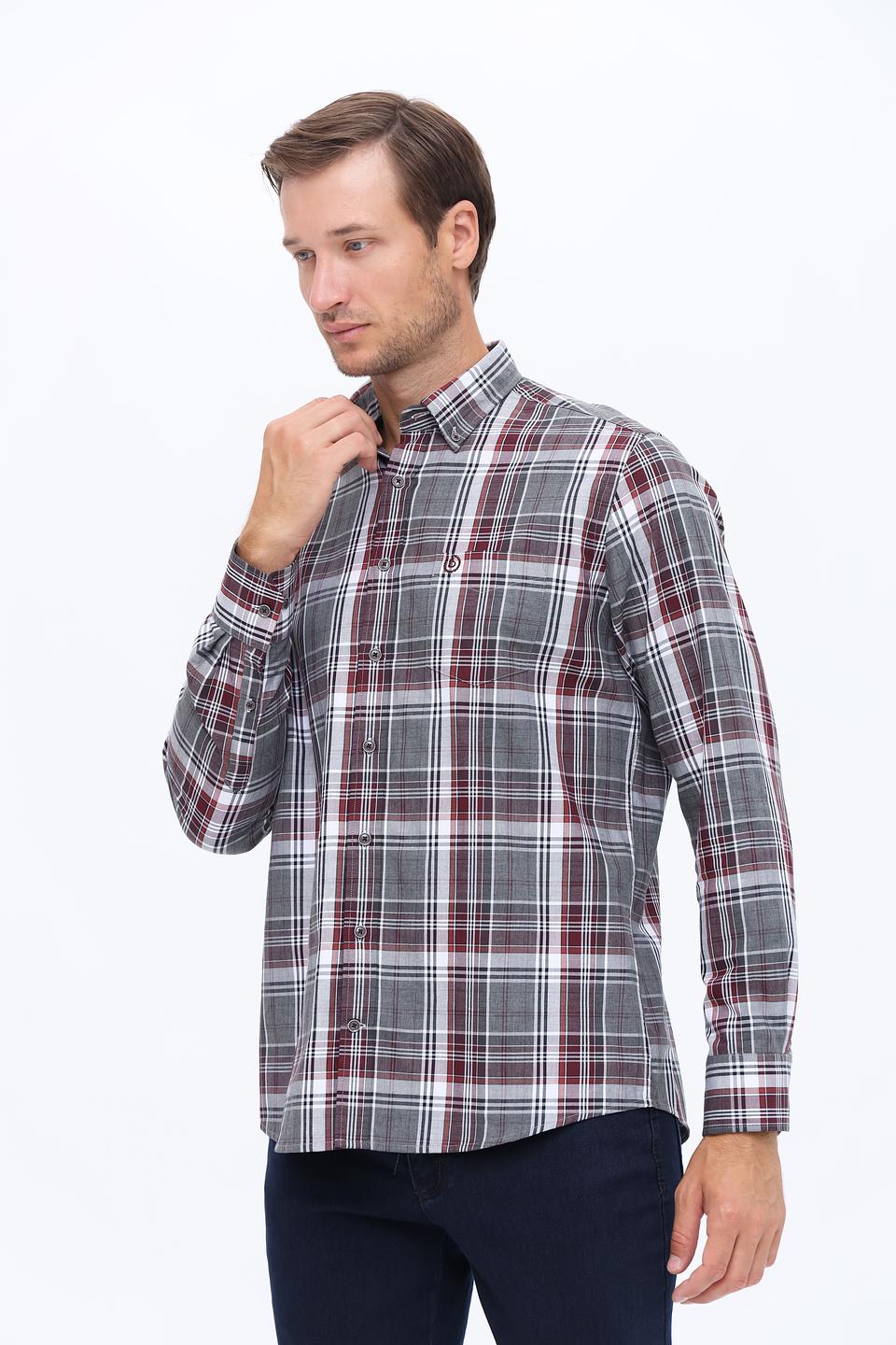 Рубашка Bugatti в клетку