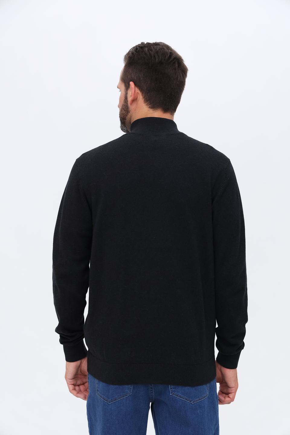 Кардиган Bugatti чёрный на молнии