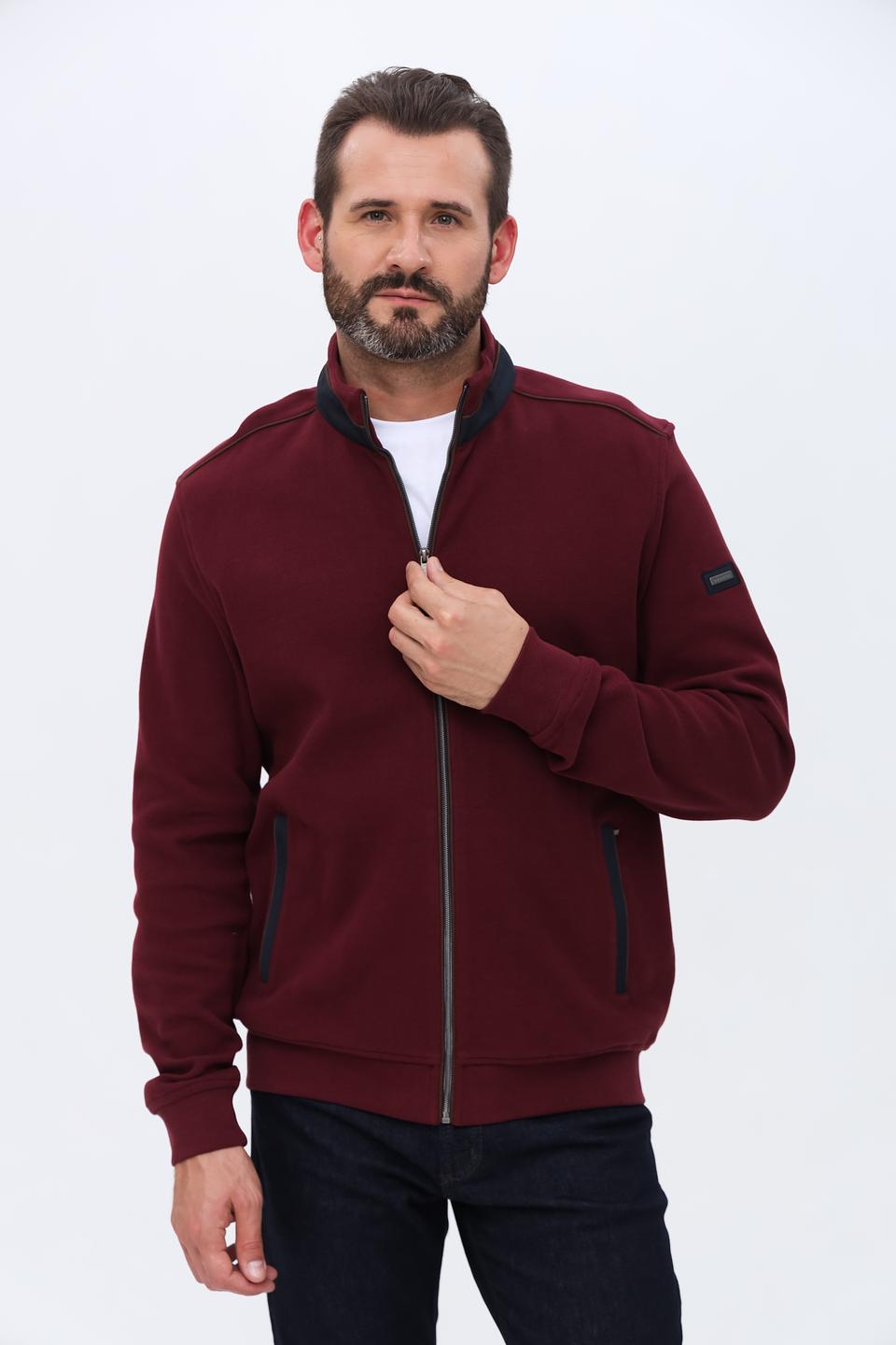 Кардиган Bugatti бордовый