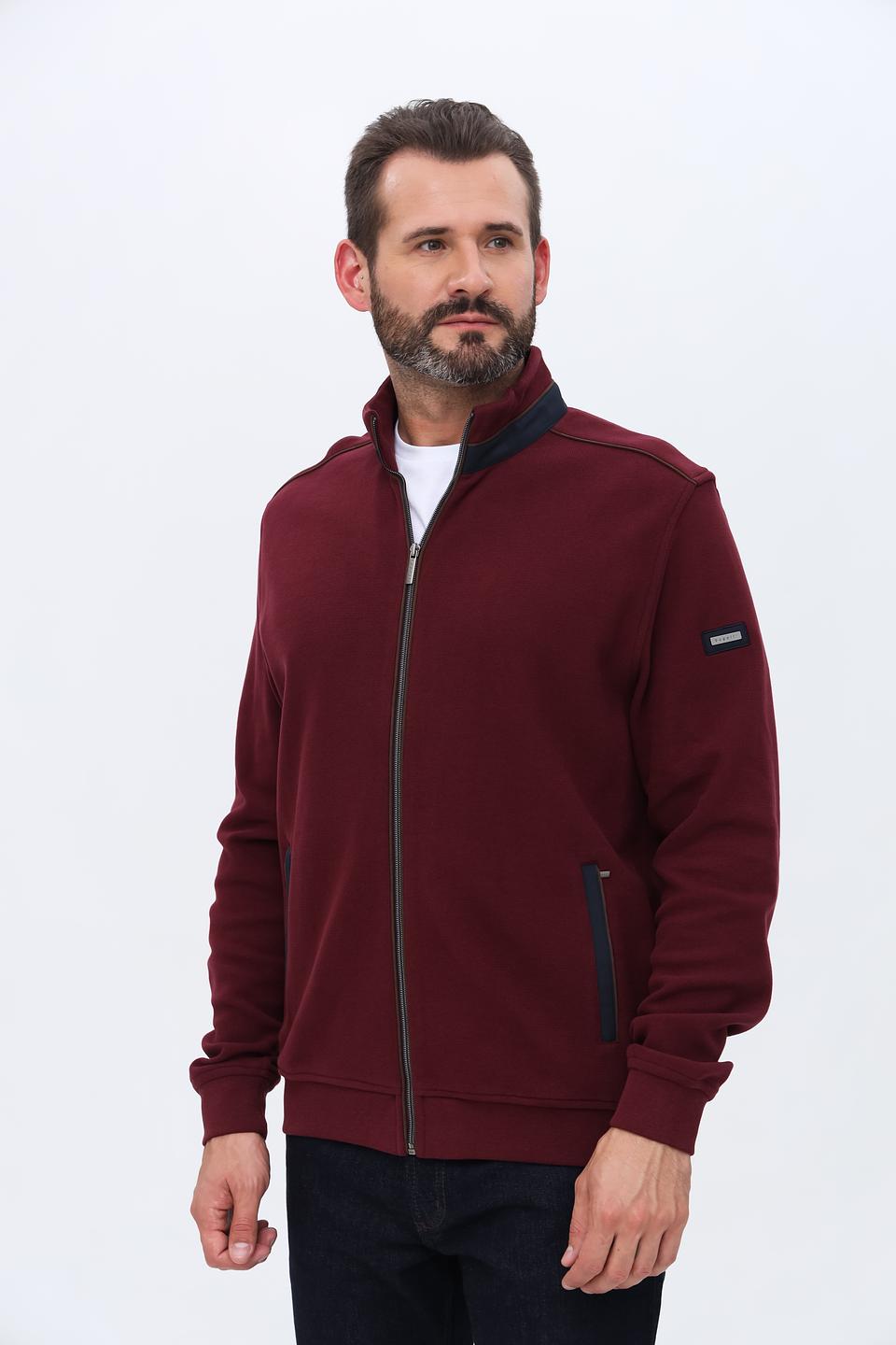 Кардиган Bugatti бордовый