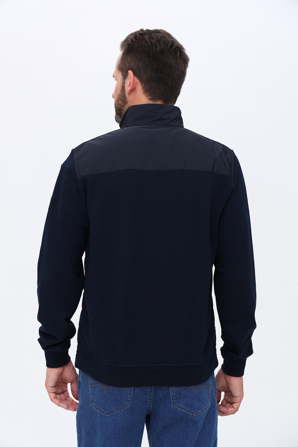 Кардиган Bugatti стеганый темно-синий