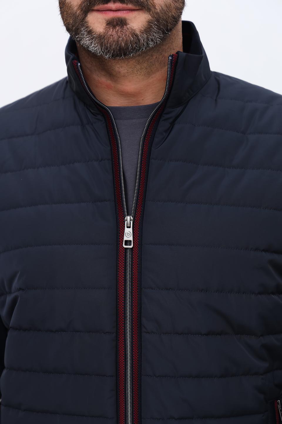 Кардиган Bugatti стеганый темно-синий