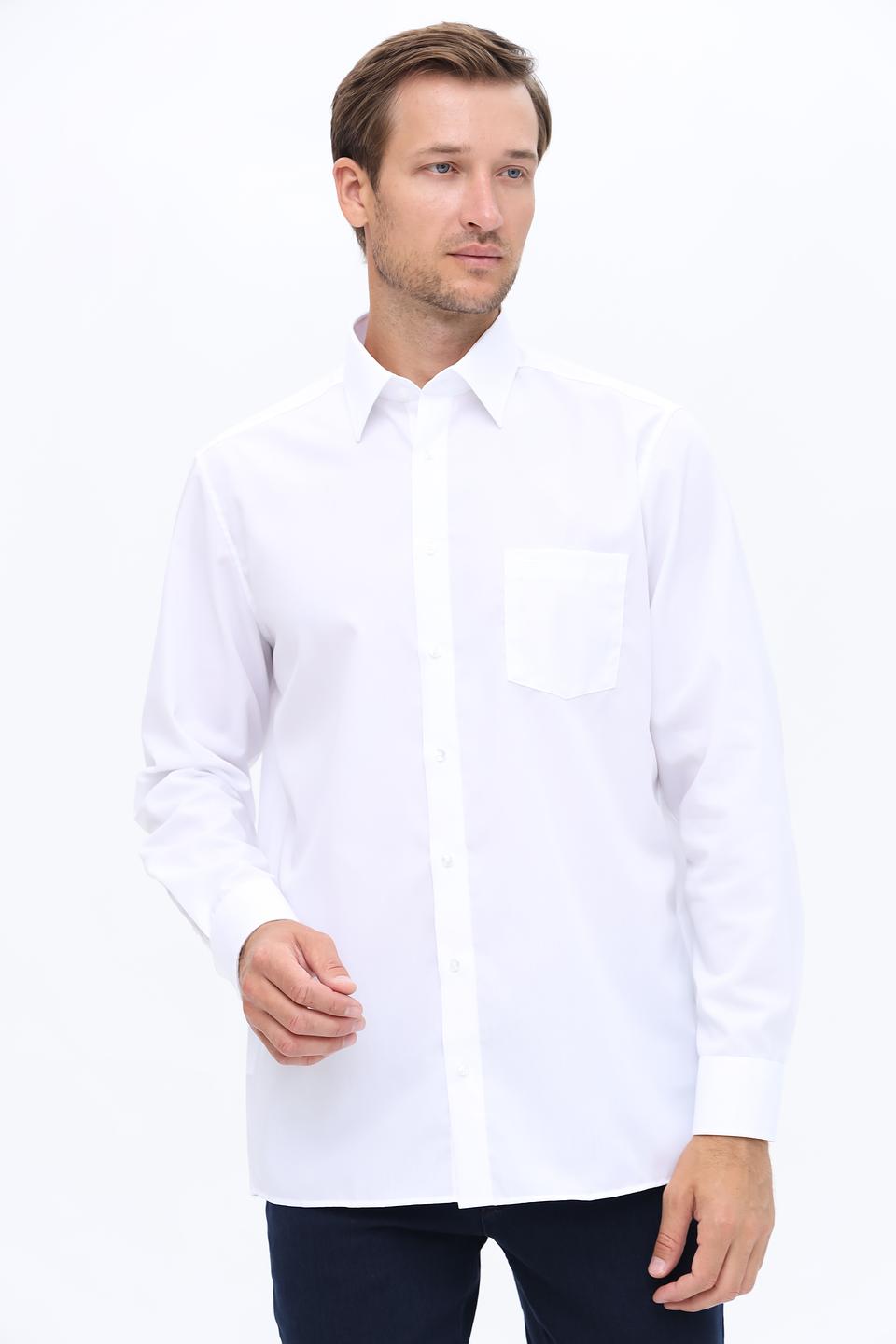 Рубашка Casa Moda белая с длинным рукавом