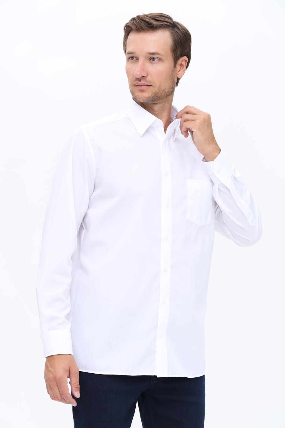 Рубашка Casa Moda белая с длинным рукавом