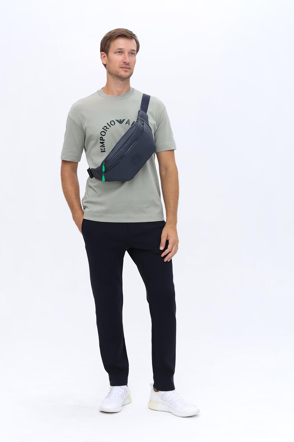 Сумка Bikkembergs поясная синяя