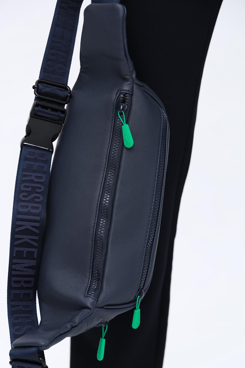 Сумка Bikkembergs поясная синяя