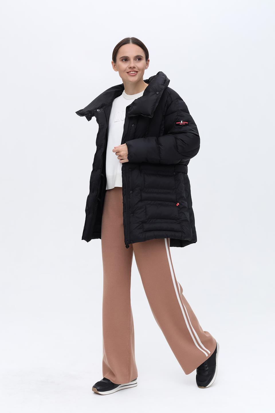 Куртка Frieda and Freddies стеганая чёрная