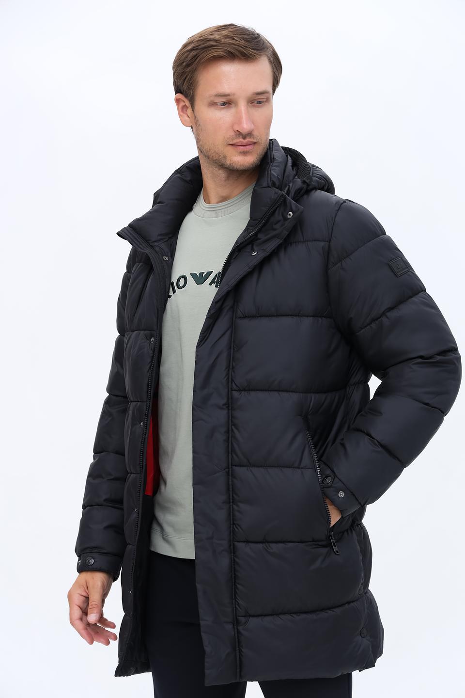 Пальто New Canadian стеганое чёрное