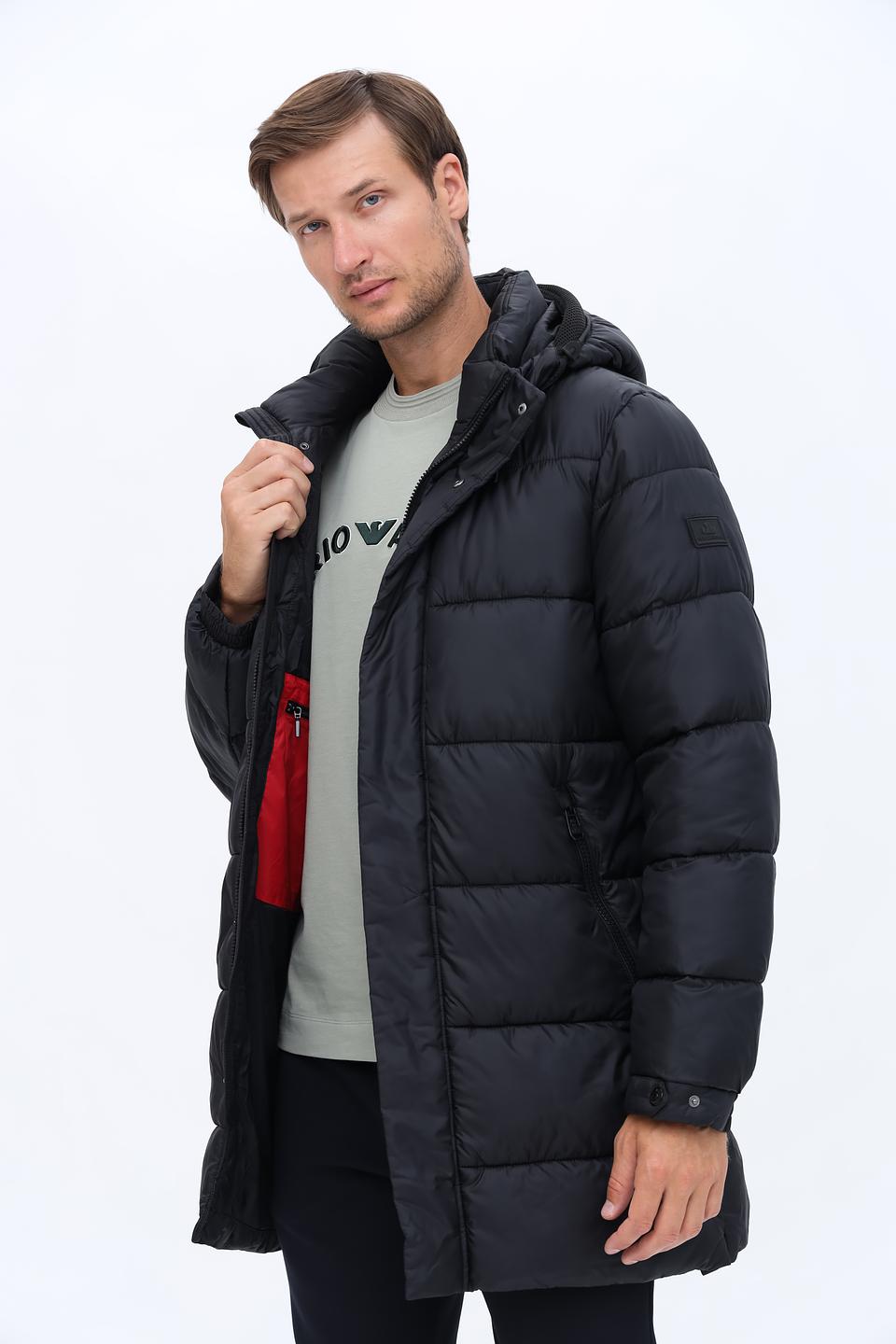 Пальто New Canadian стеганое чёрное