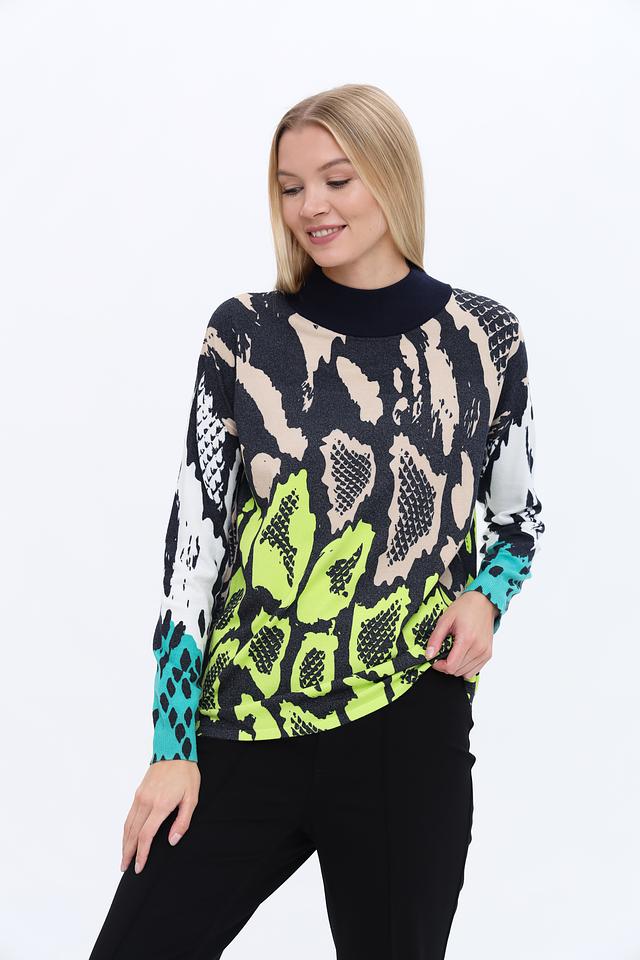 Пуловер Tuzzi с принтом reptile