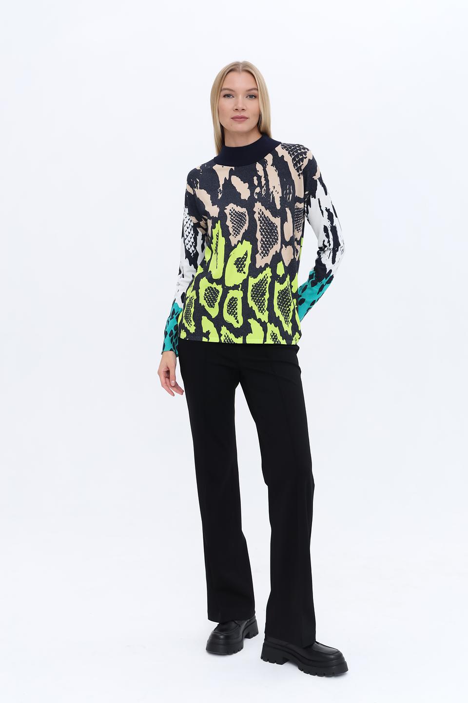 Пуловер Tuzzi с принтом reptile