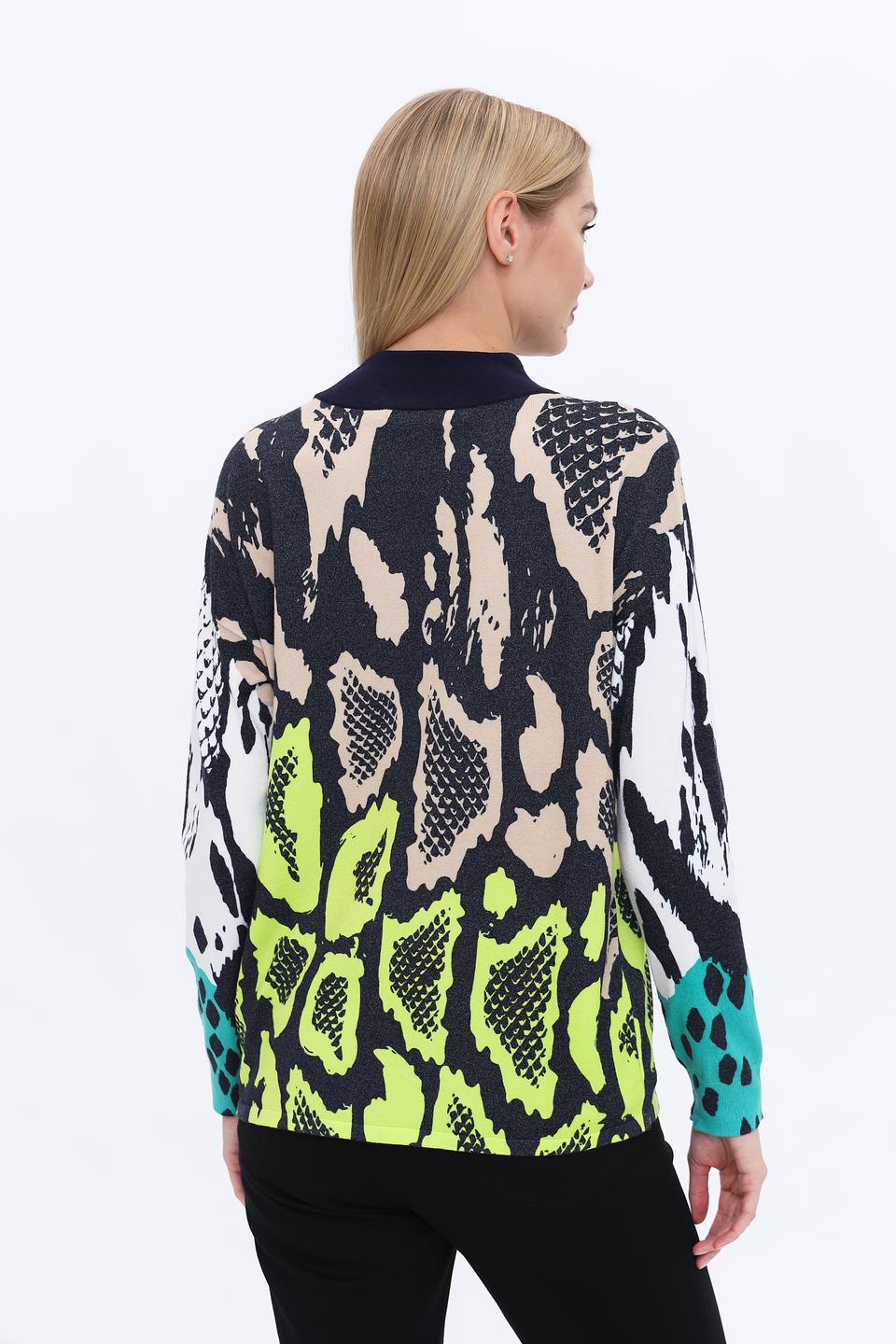Пуловер Tuzzi с принтом reptile