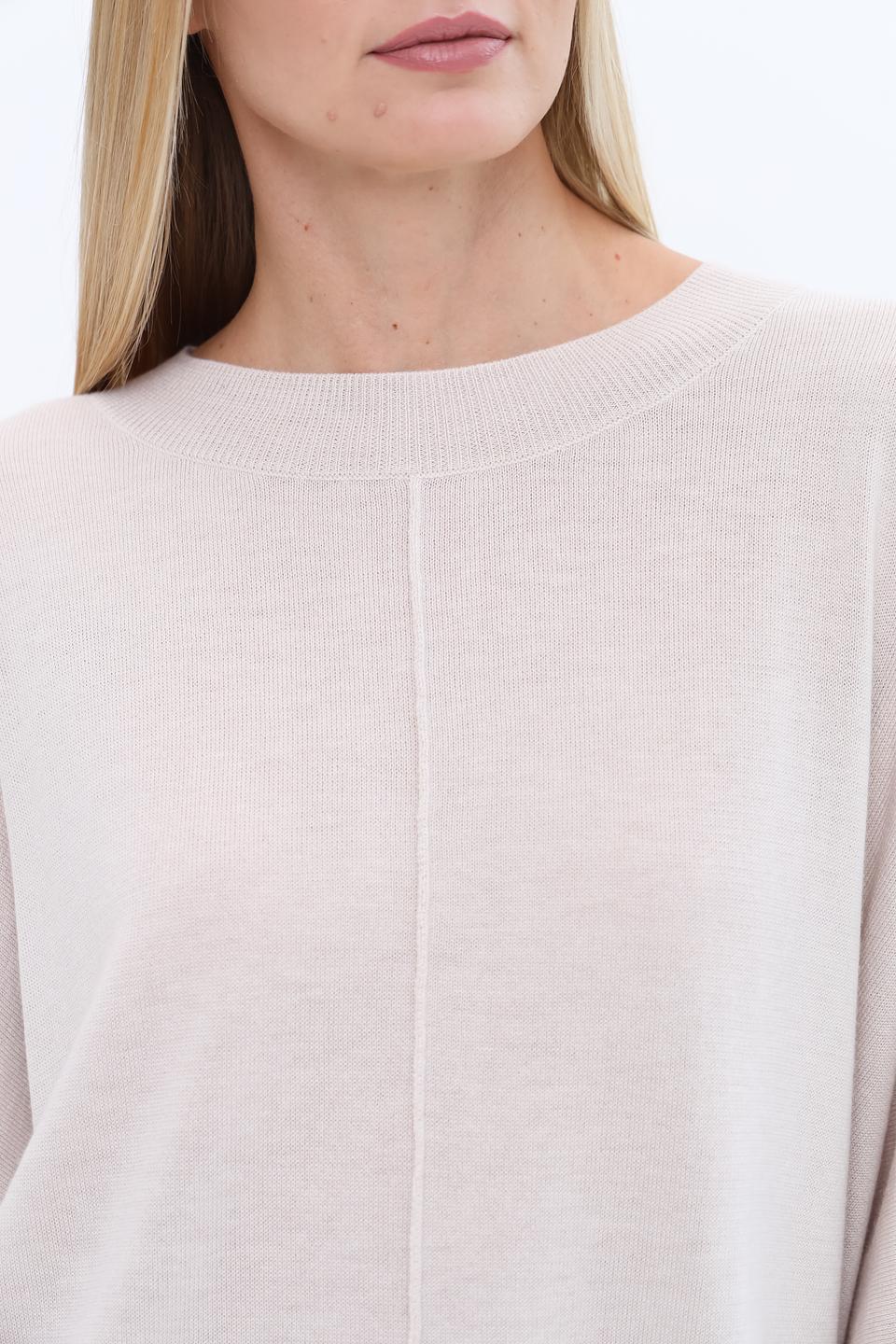 Пуловер UNQ женский бежевый оверсайз