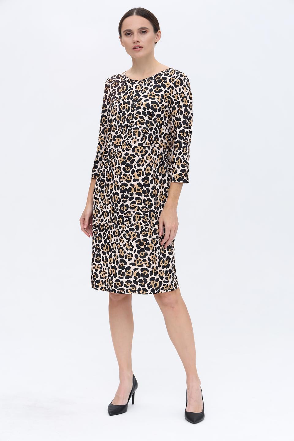 Платье Miss Lagotte леопард