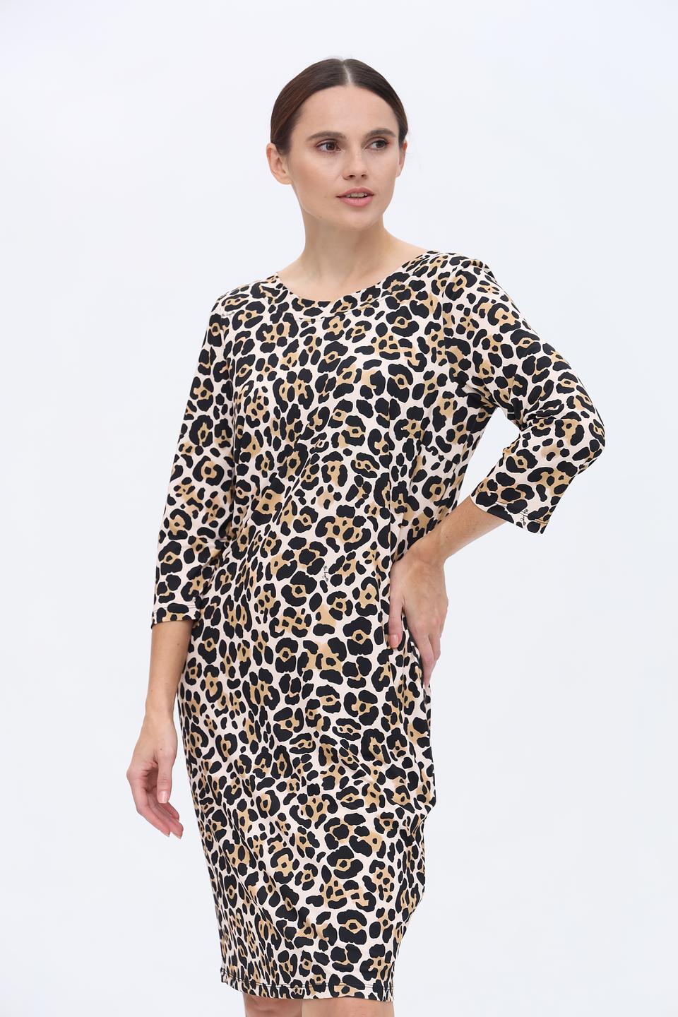 Платье Miss Lagotte леопард