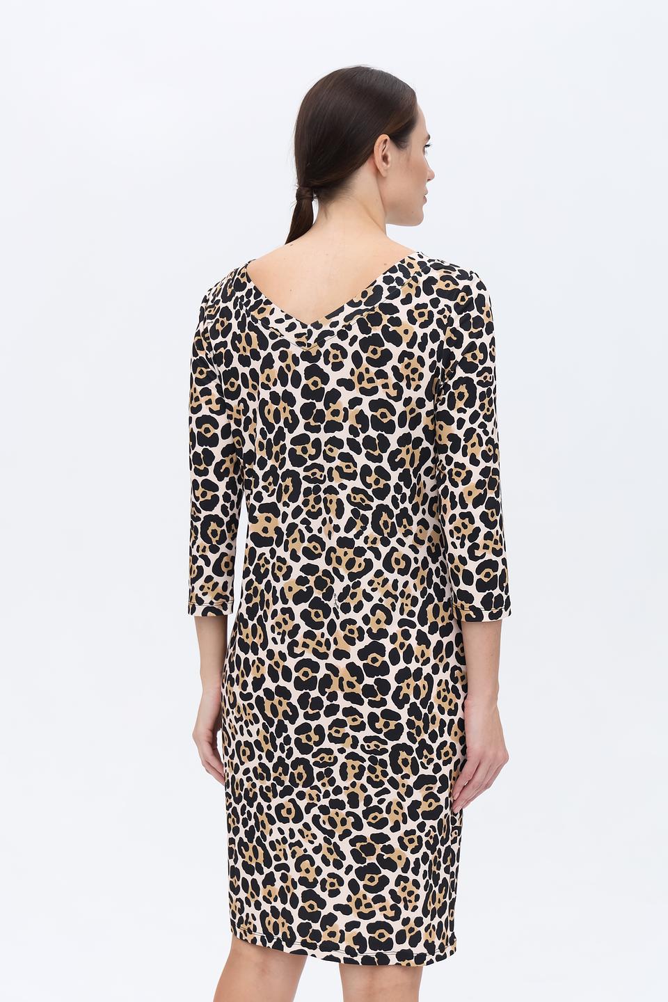 Платье Miss Lagotte леопард