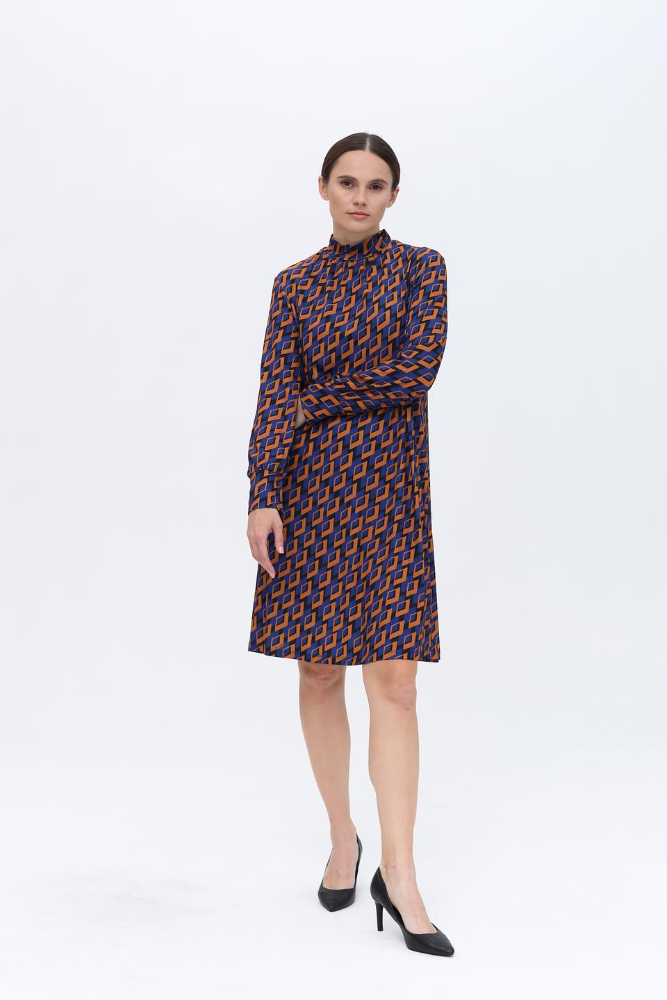 Платье Miss Lagotte в геометрический принт