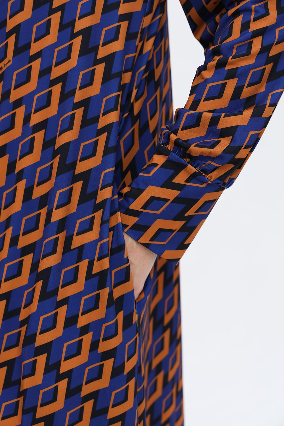 Платье Miss Lagotte в геометрический принт