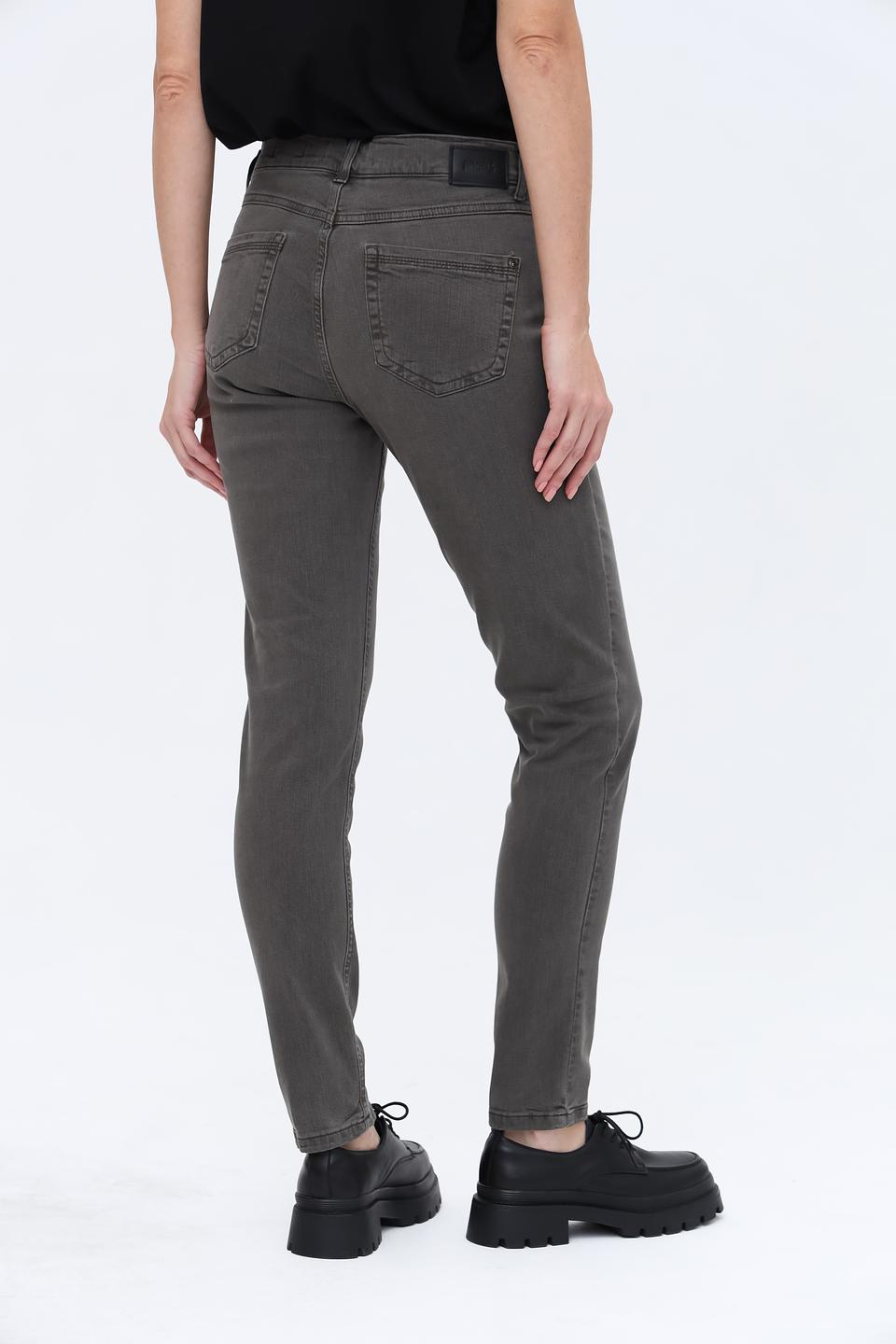 Джинсы Angels серые с молниями