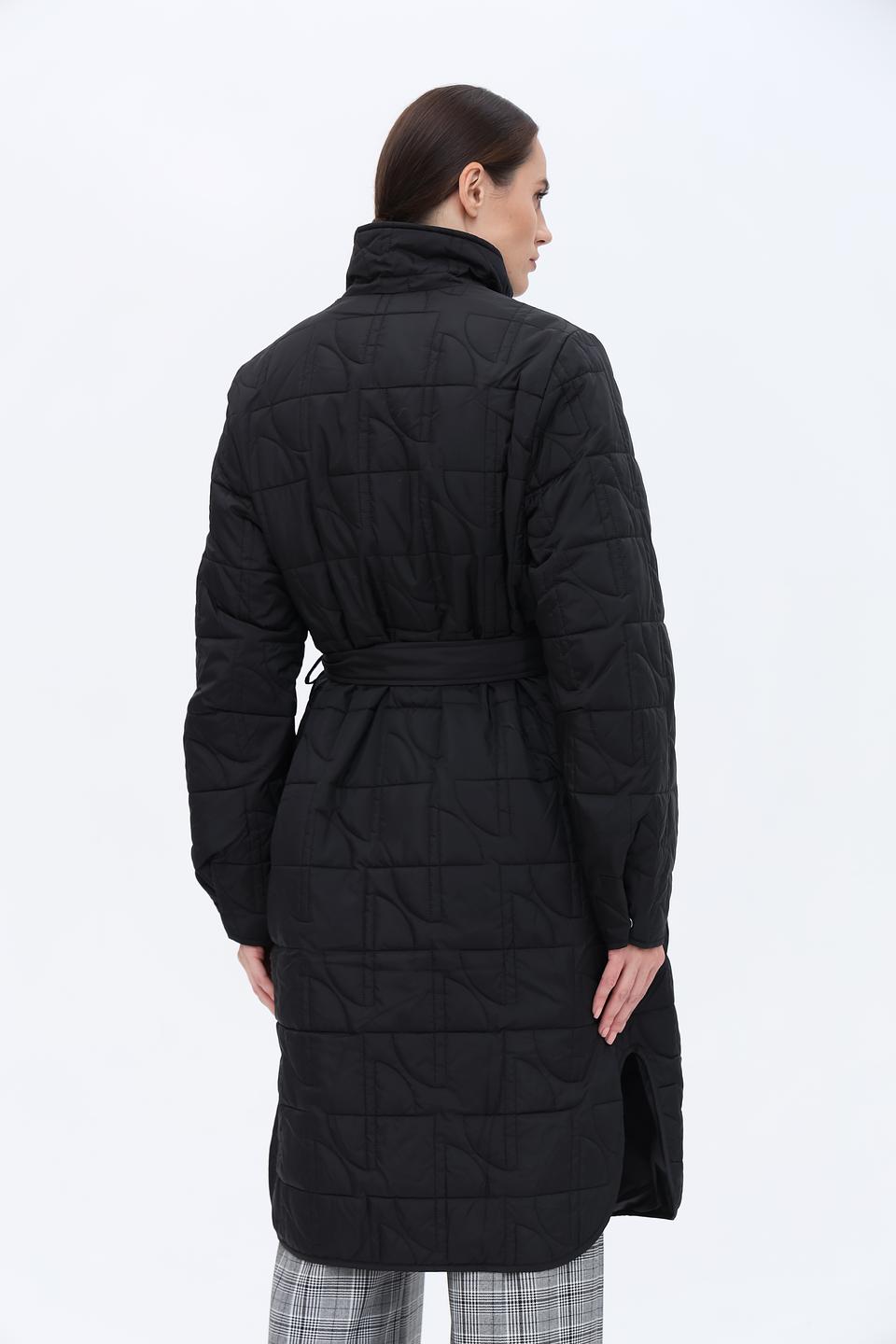 Пальто Taifun стеганое чёрное