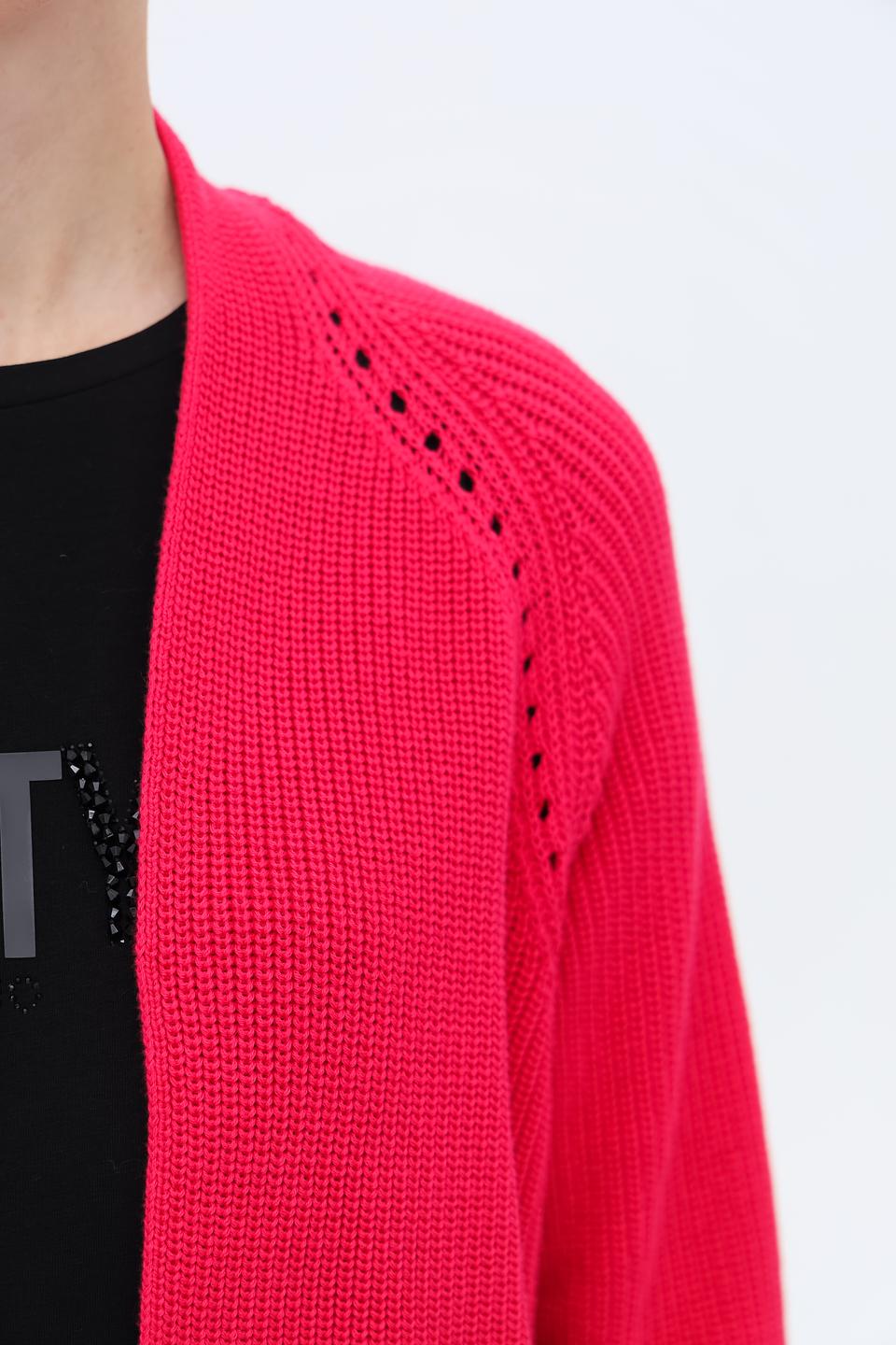 Кардиган Taifun малиновый