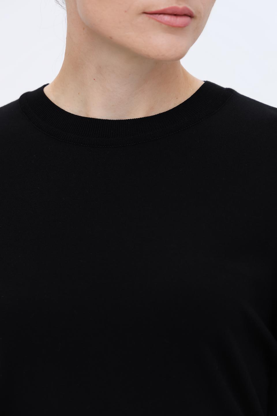 Платье Marc Cain Sports чёрное с полосками