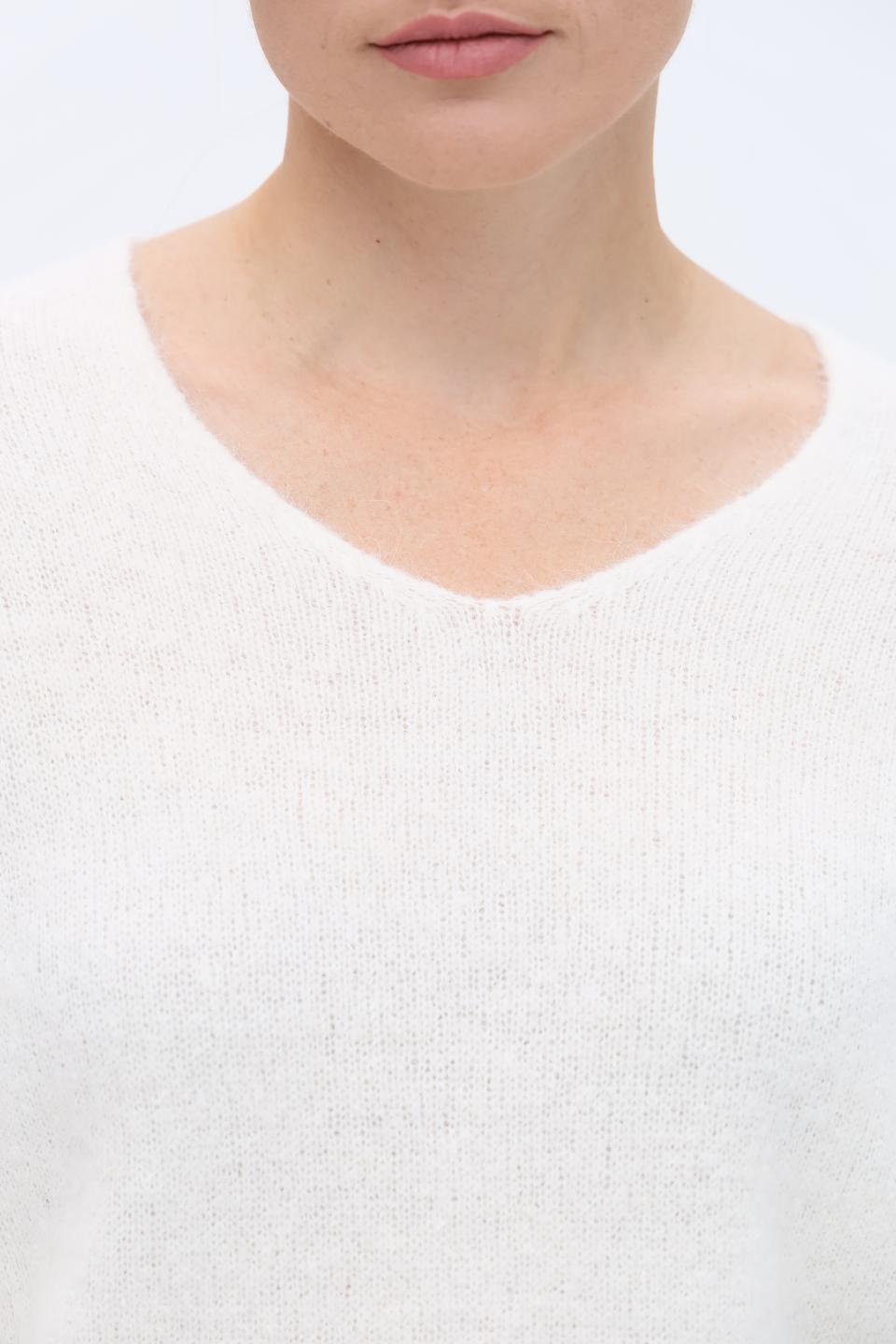 Пуловер Luisa Cerano молочный