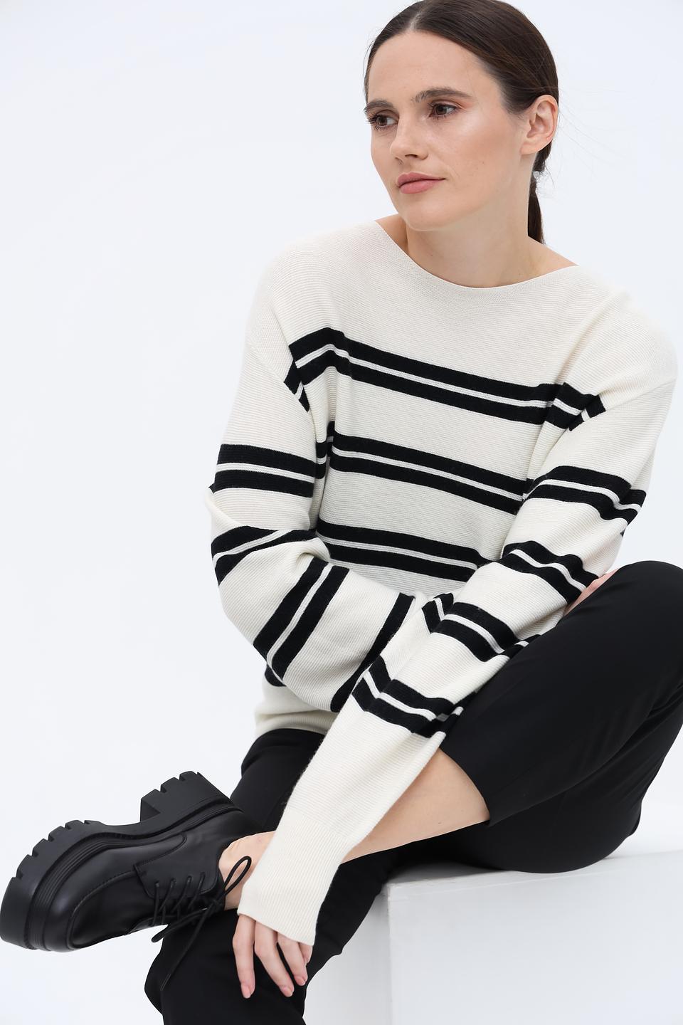 Пуловер Luisa Cerano в полоску