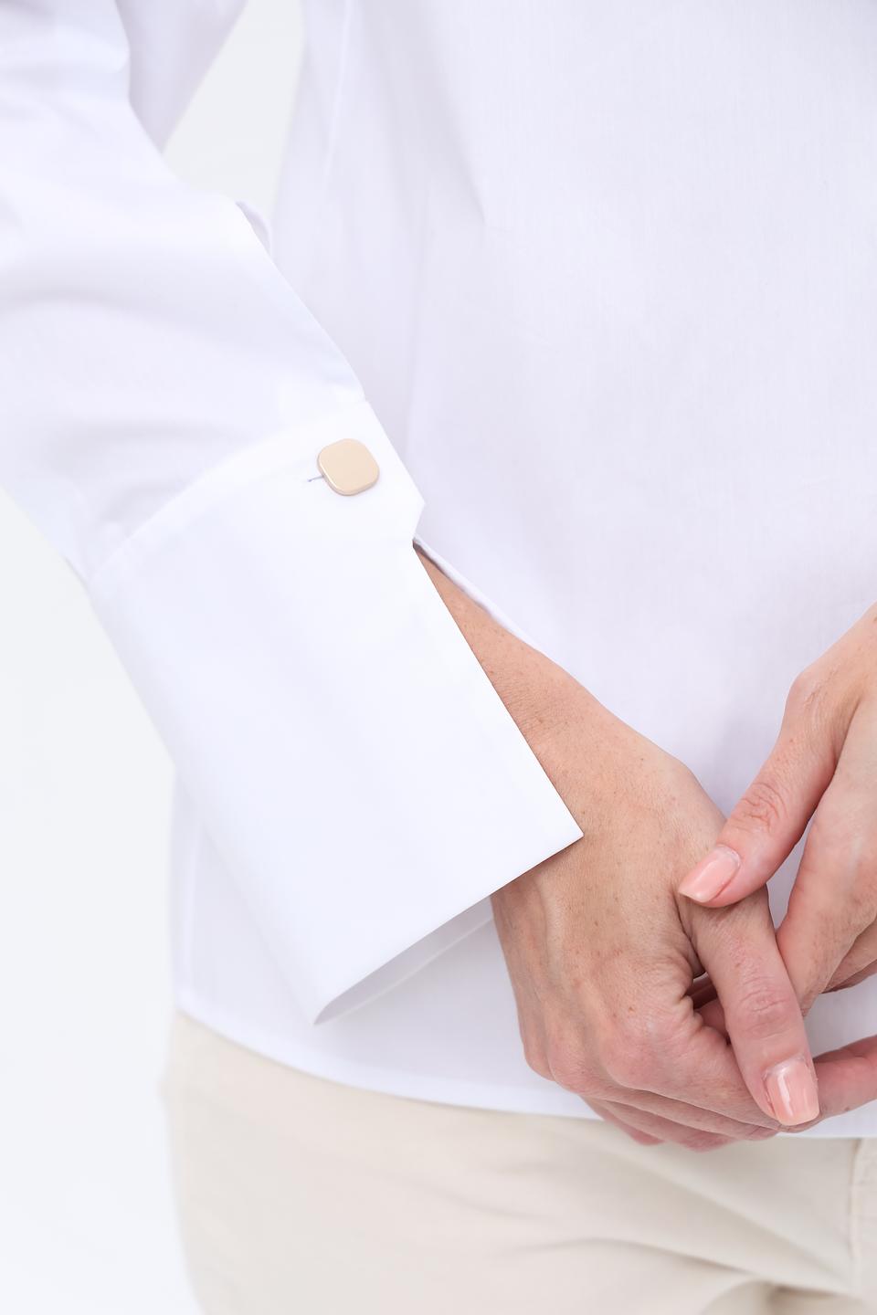 Рубашка Luisa Cerano белая с манжетами