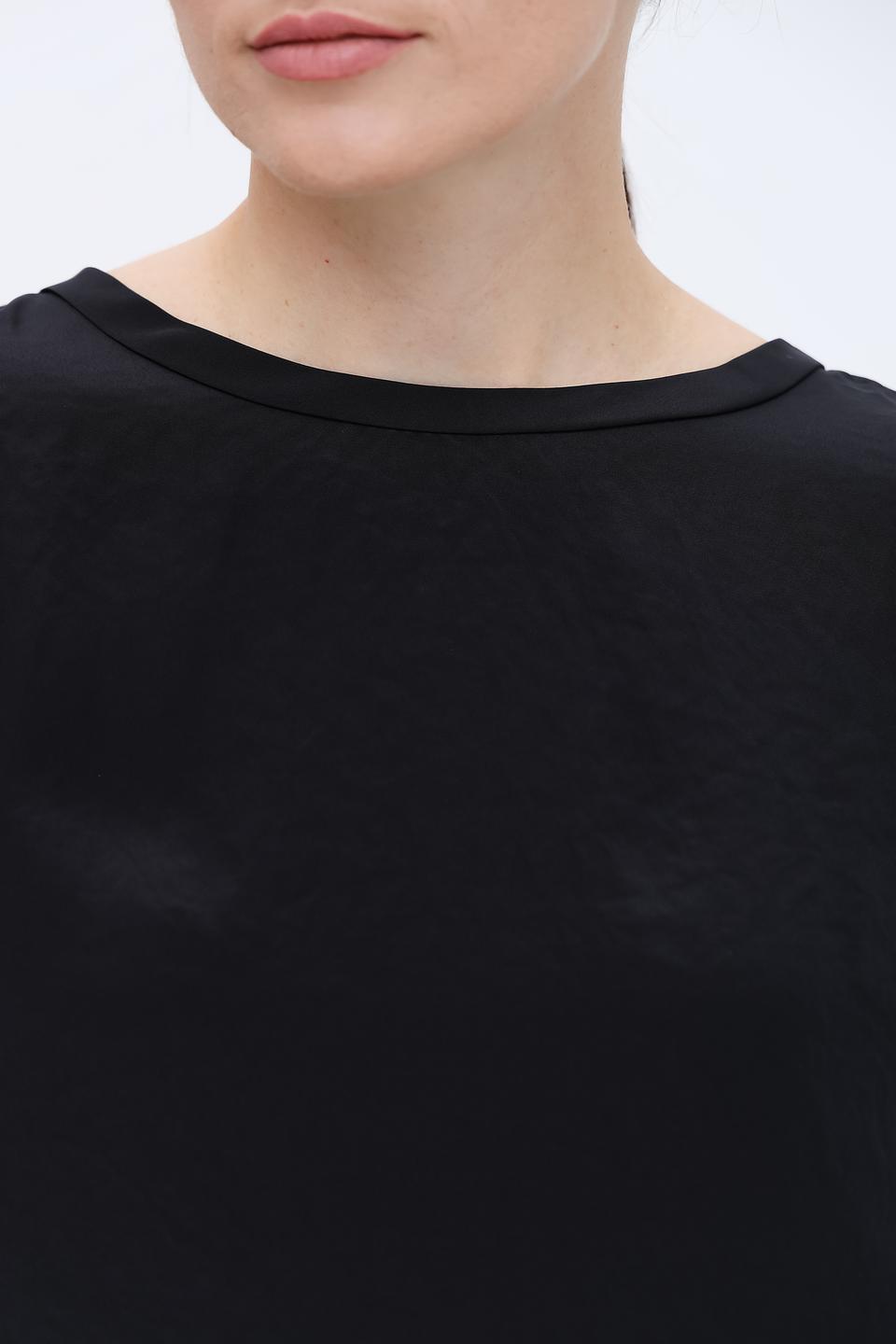 Блуза Luisa Cerano чёрная с рукавами-крылышками