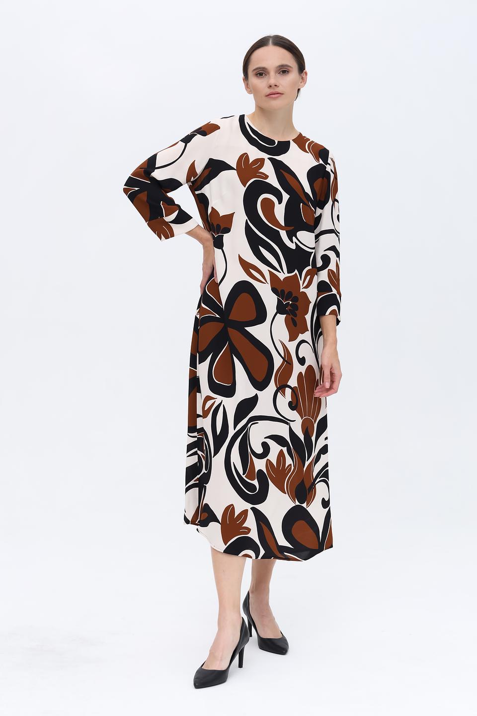 Платье Luisa Cerano с цветочным принтом