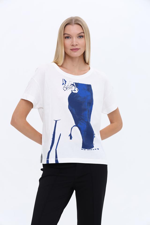 Футболка Oui с принтом леопарда