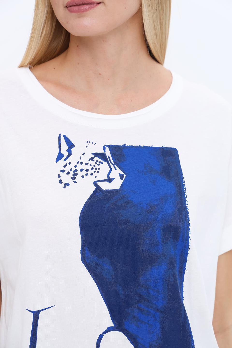 Футболка Oui с принтом леопарда