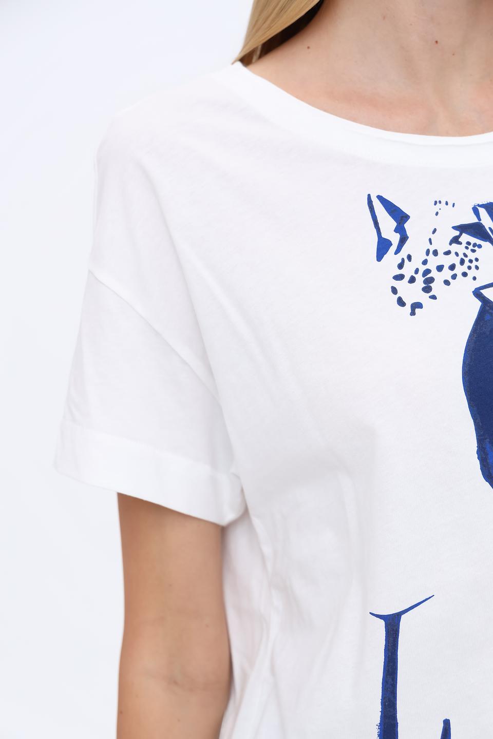 Футболка Oui с принтом леопарда