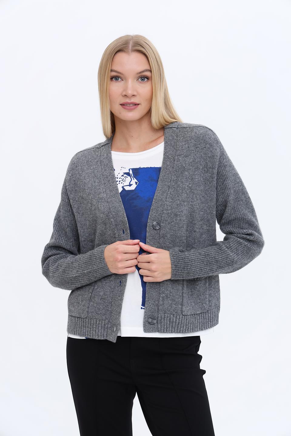Кардиган Oui серый