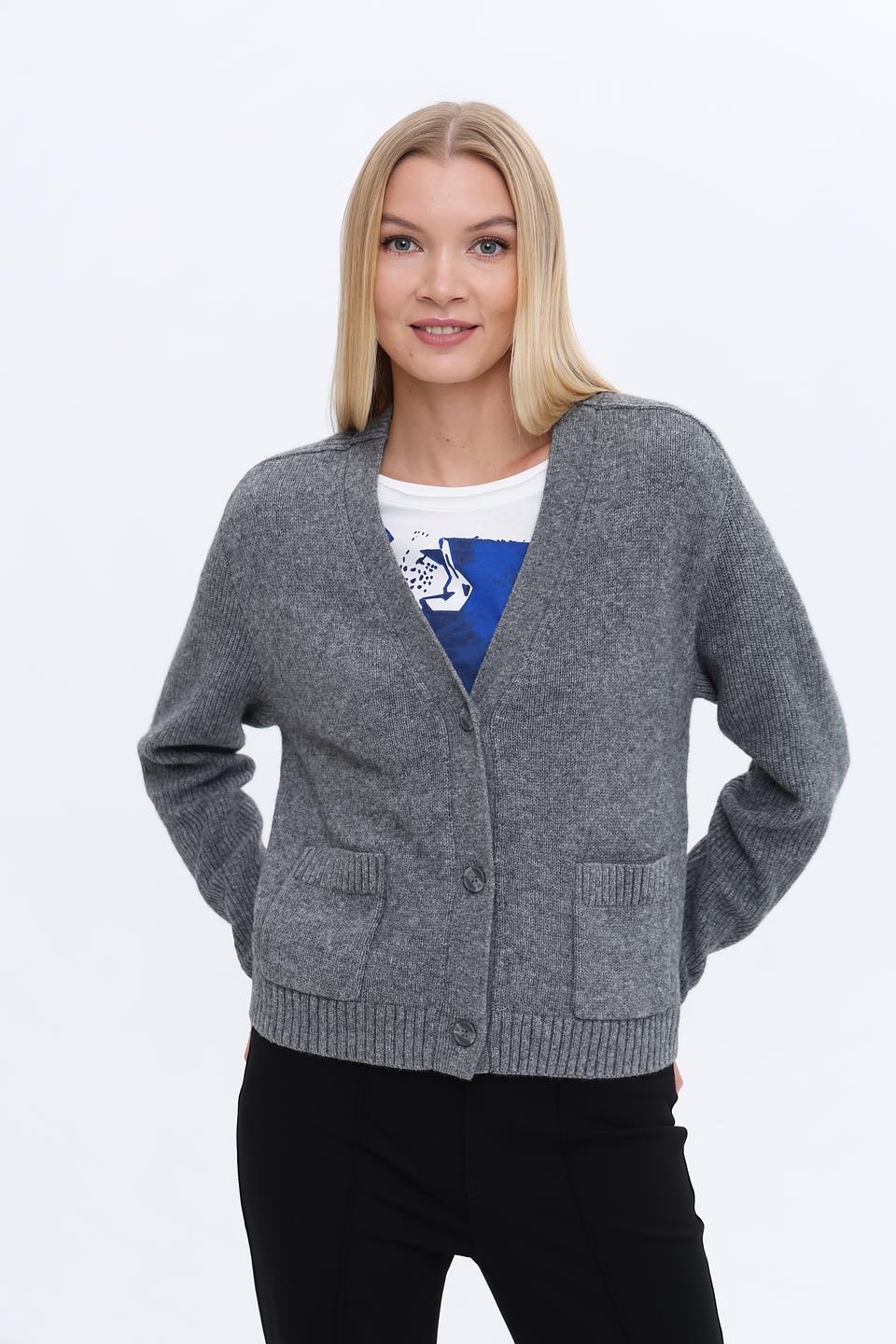 Кардиган Oui серый