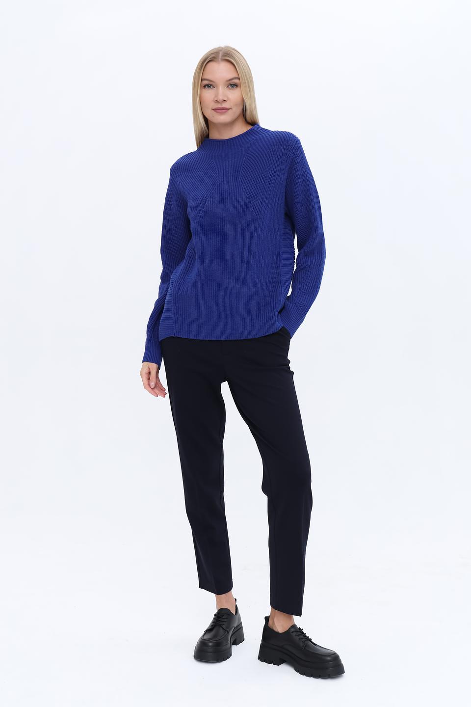 Пуловер Oui женский синий