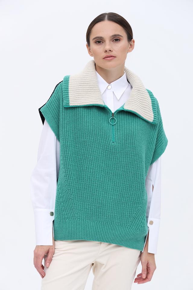 Жилет Marc Cain вязаный зелёный
