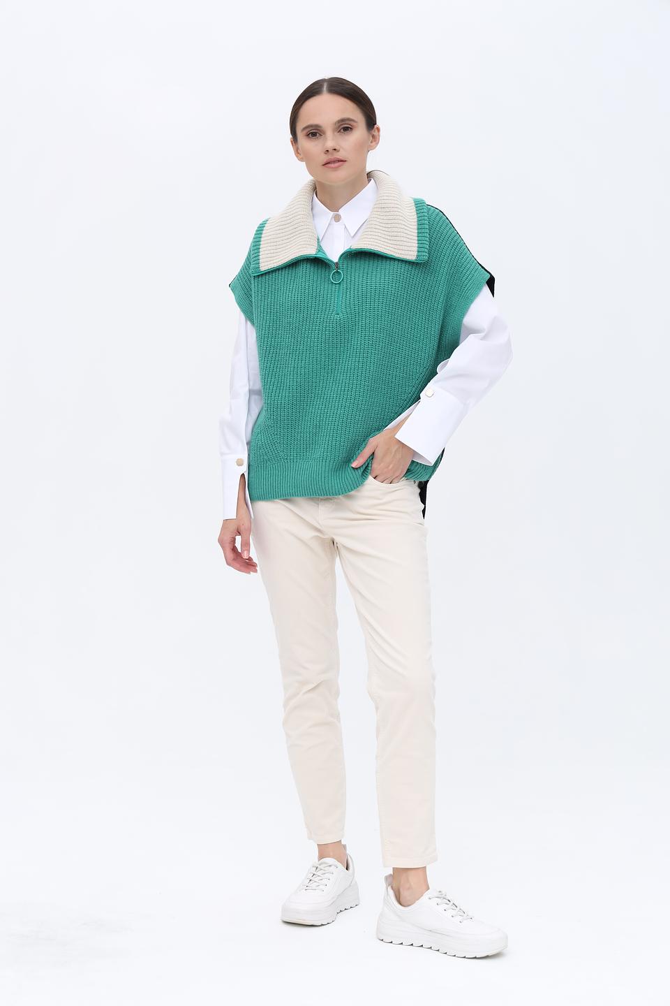 Жилет Marc Cain вязаный зелёный