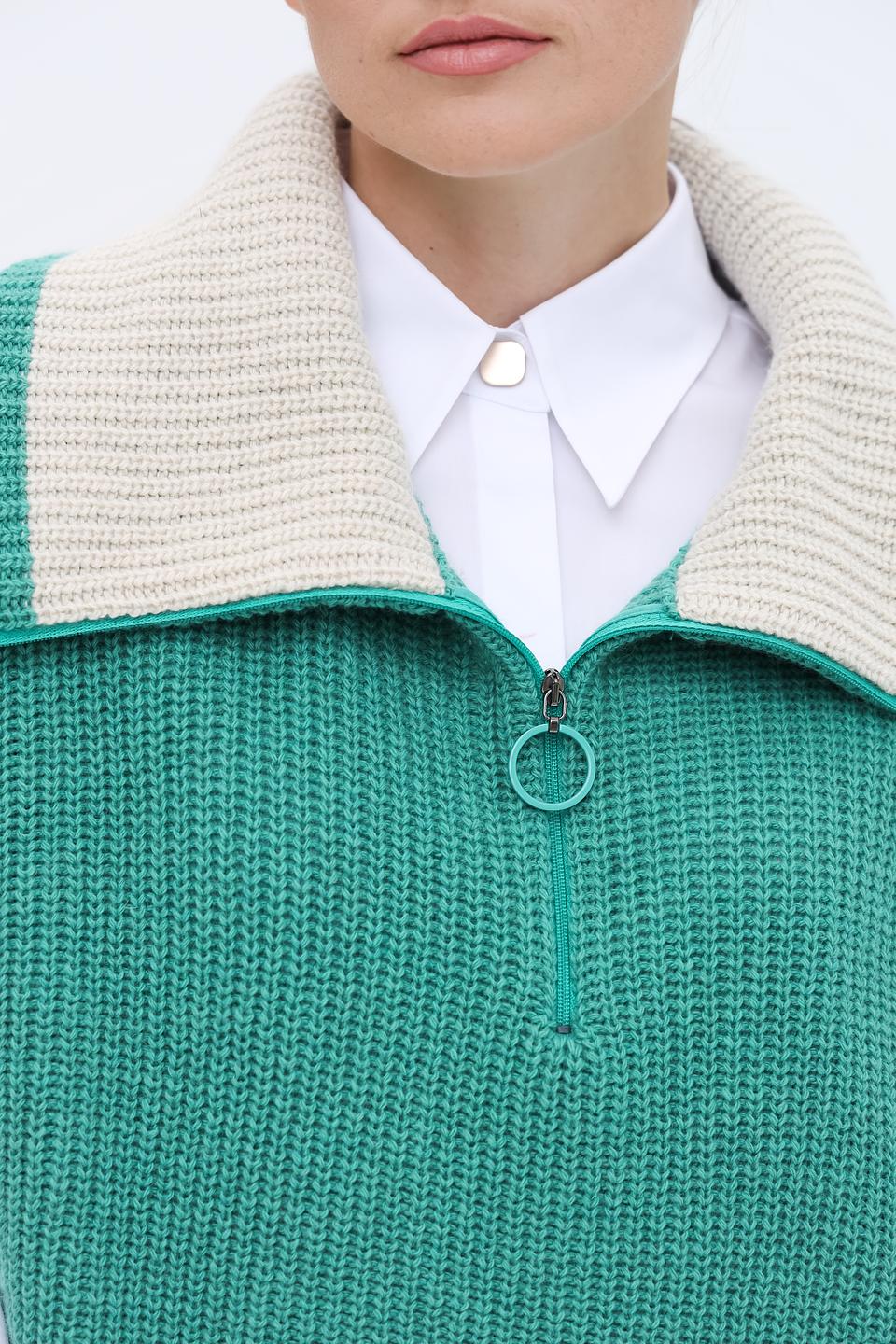 Жилет Marc Cain вязаный зелёный