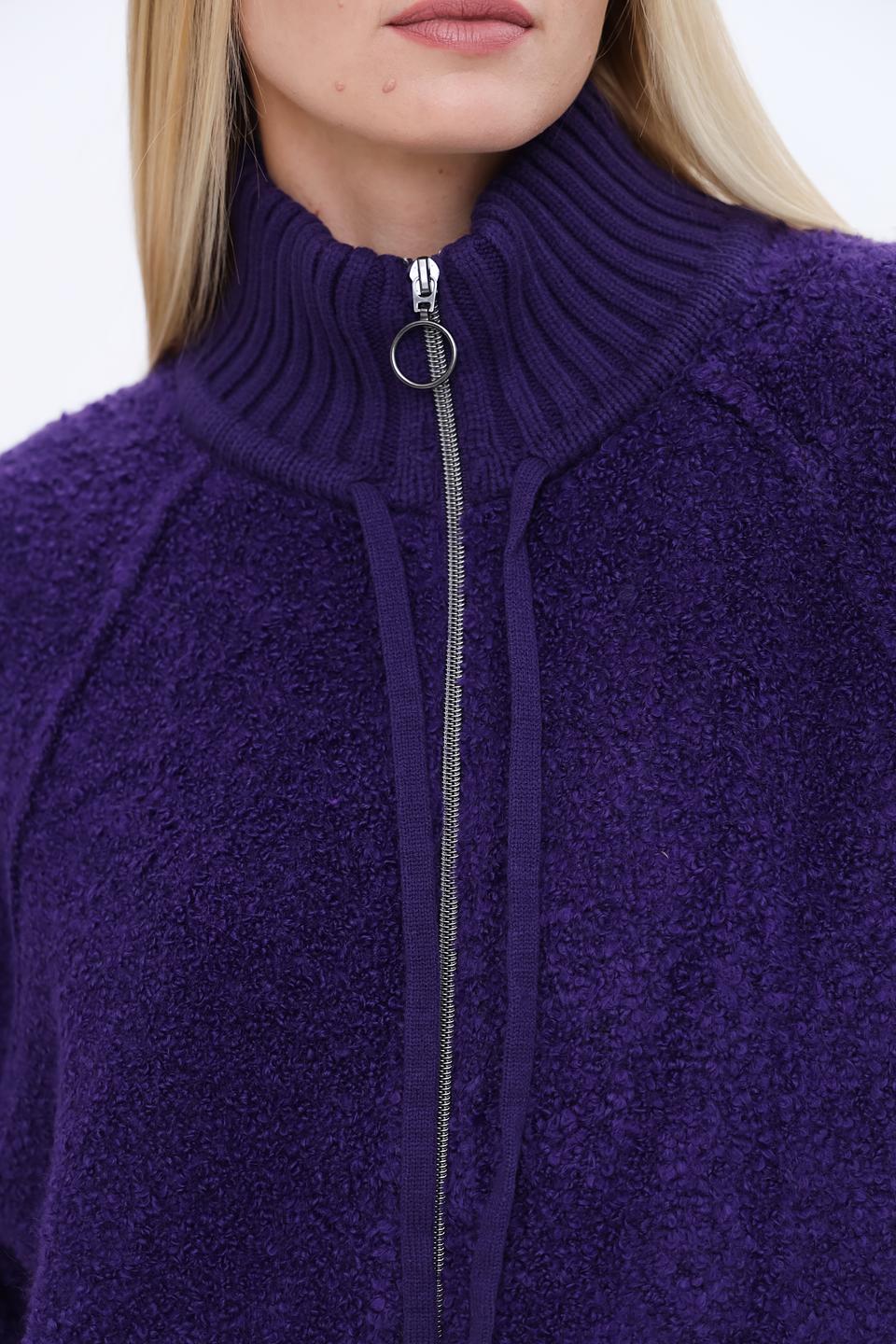 Жакет Bianca с молнией фиолетовый