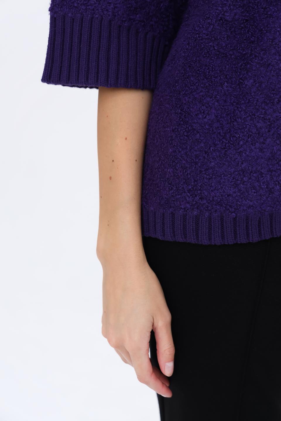 Жакет Bianca с молнией фиолетовый